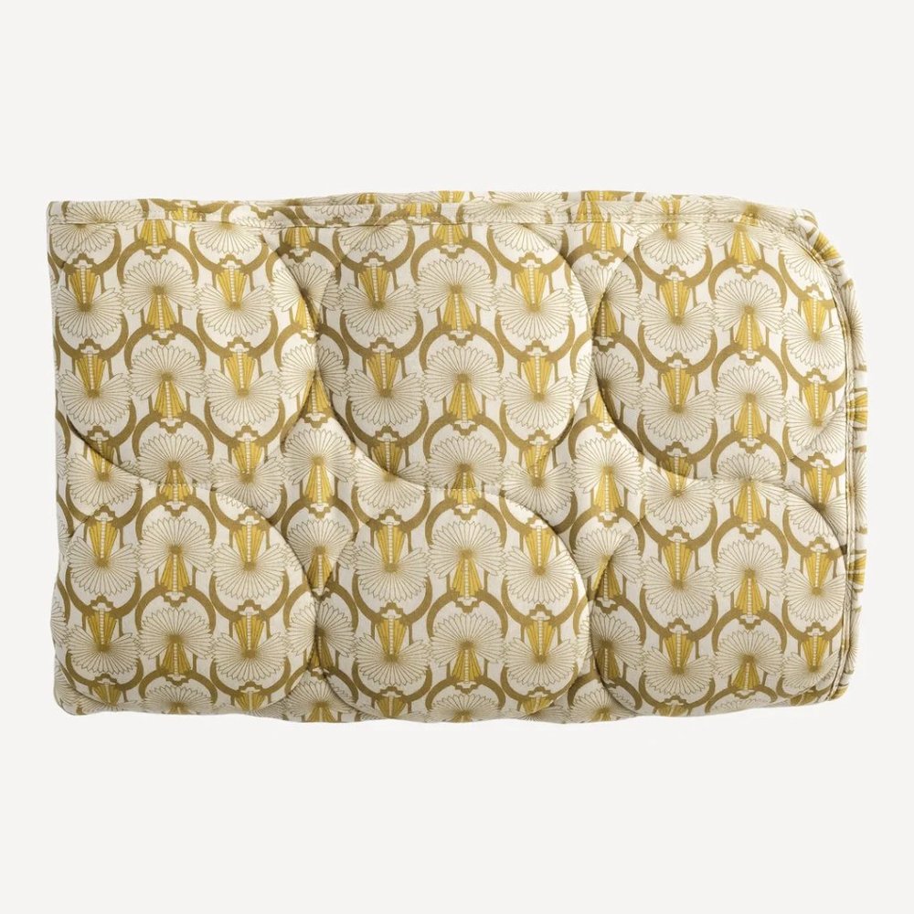 NWT Kate Quinn Neutral Deco Circle Bamboo Quilt - Picture 2 of 4